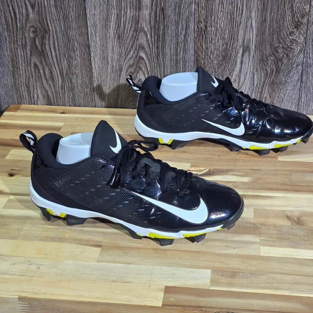 Nike Vapor Fastflex‎ Football Cleats Mens 11 Black White Yellow 917168-010